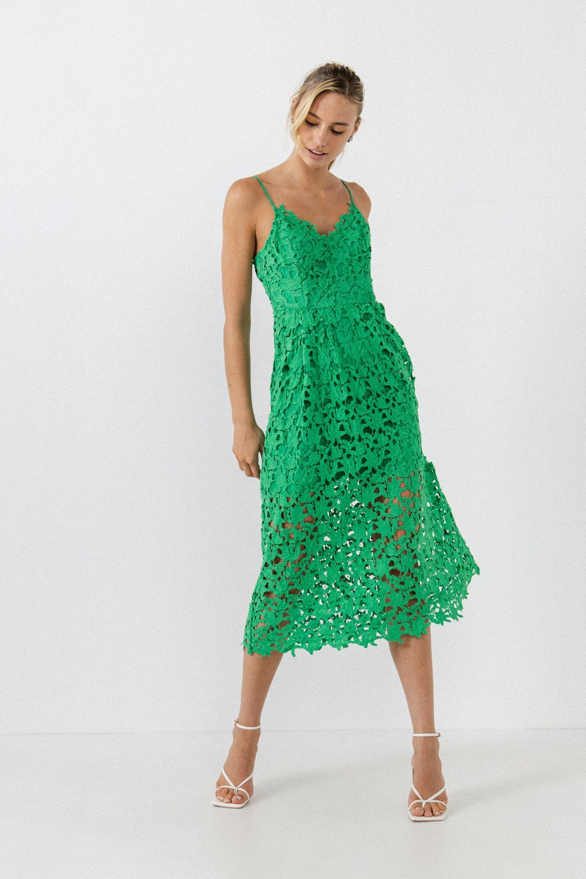 Endless Rose New | Lace Midi Dress