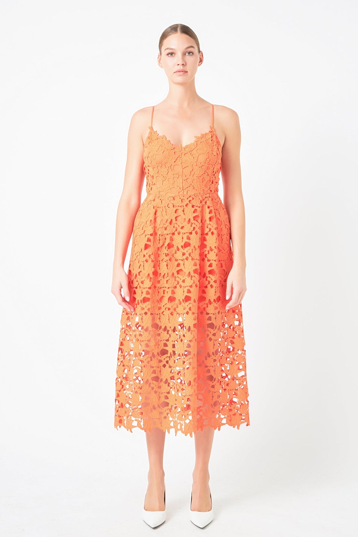 Endless Rose New | Lace Midi Dress