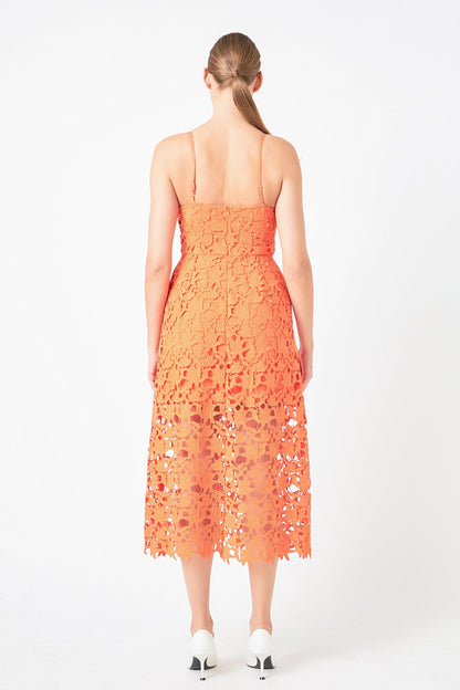 Endless Rose New | Lace Midi Dress