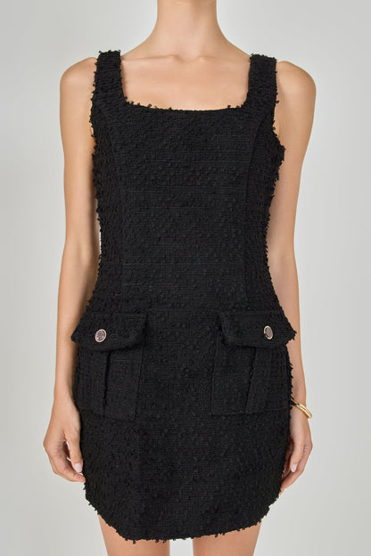 Endless Rose Best Seller | Tweed Mini Dress