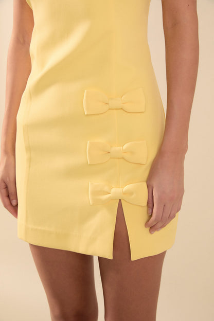 Endless Rose Recommended | Bow Slit Mini Dress