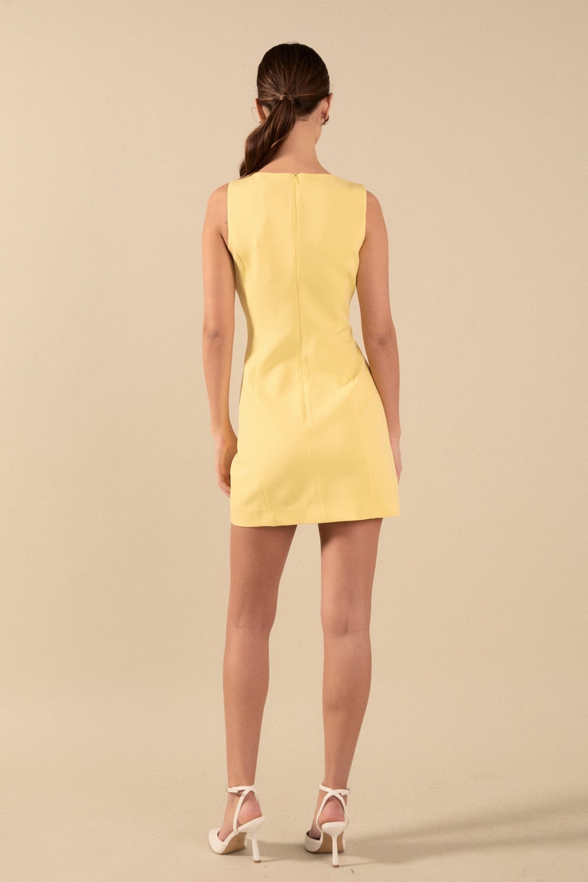 Endless Rose Recommended | Bow Slit Mini Dress