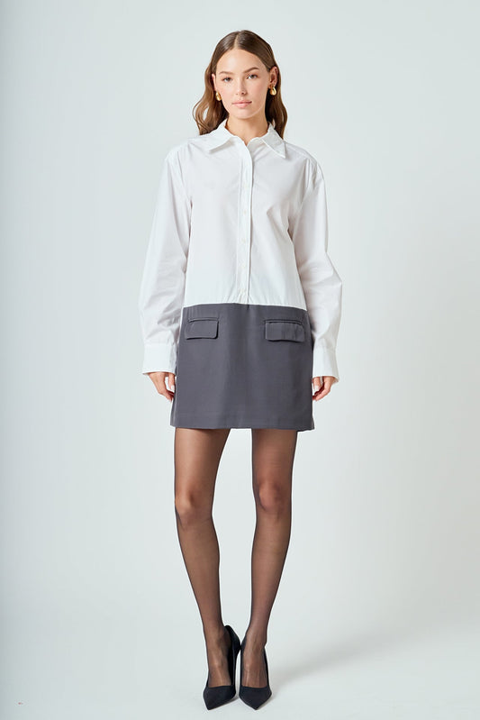 Endless Rose Classic | Shirt Mini Dress