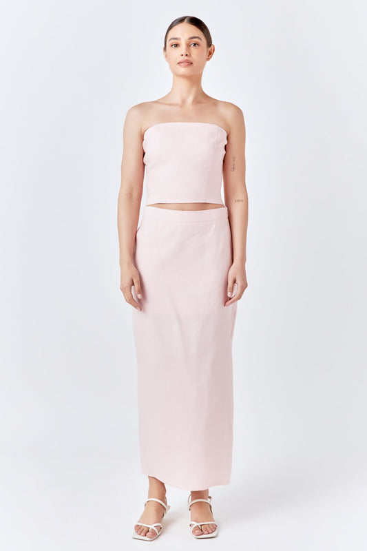 Endless Rose Smart Buy | Linen Maxi Skirt