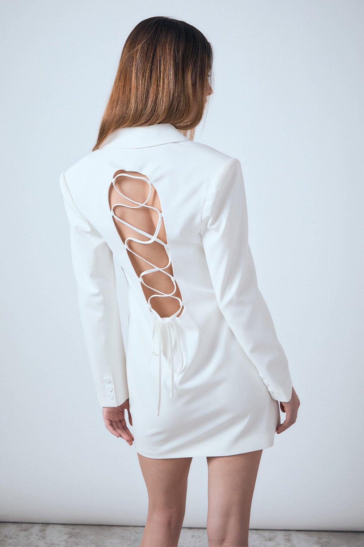 Endless Rose Customer Favorite | Collared Dress with Open Back Detail
