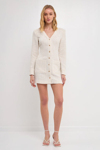 Endless Rose Signature | Textured Button Down Dress