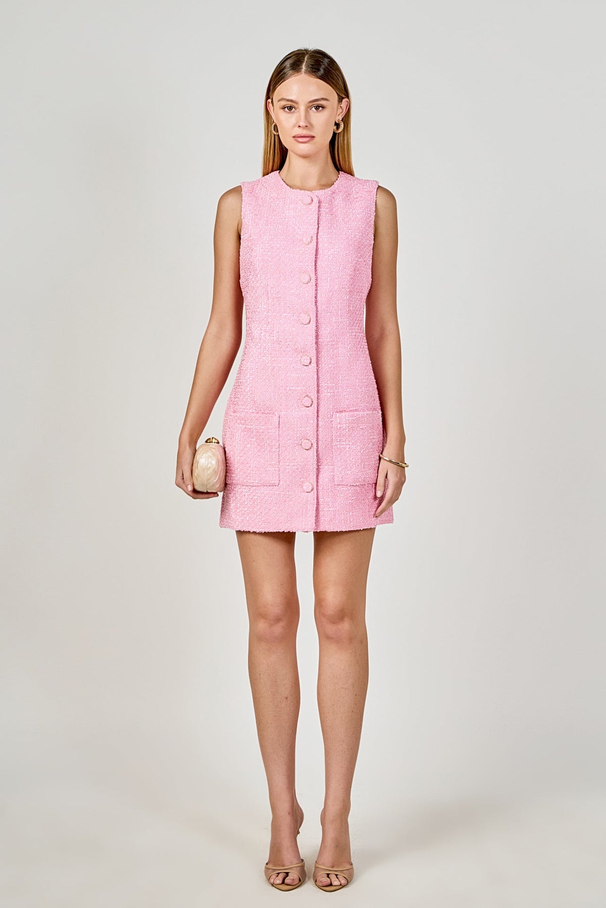 Endless Rose Special Offer | Sleeveless Tweed Mini Dress