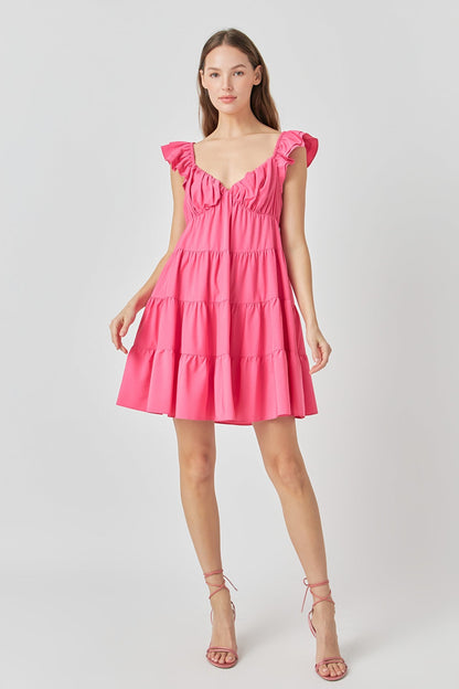 Endless Rose Best Price | Tiered Mini Dress