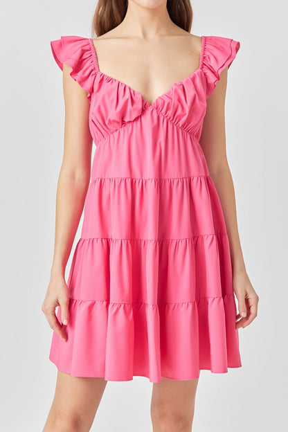 Endless Rose Best Price | Tiered Mini Dress