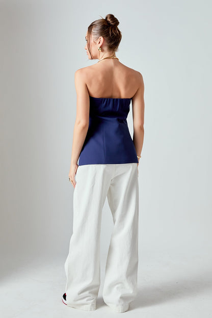 Endless Rose Best Seller | Strapless Suit Long Top