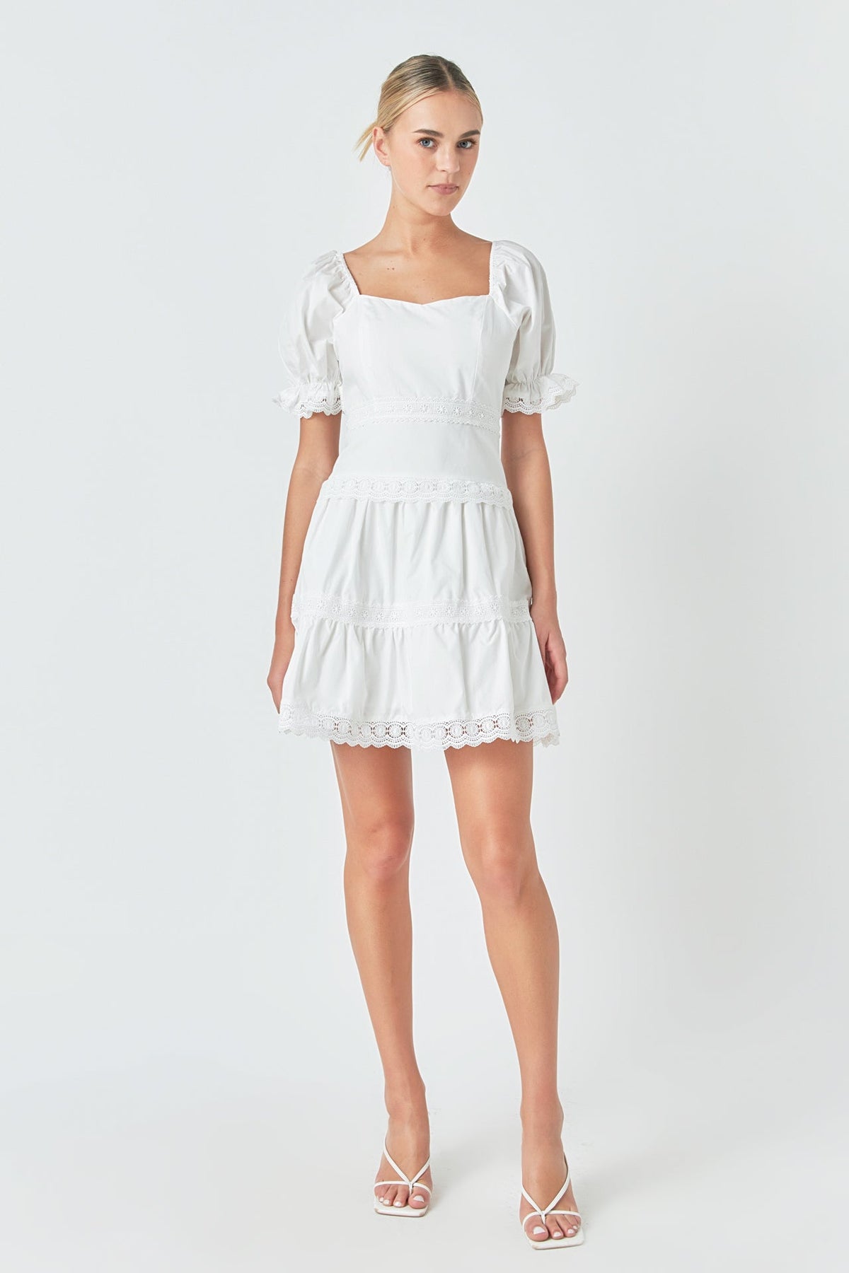 Endless Rose Hot Sale | Sweetheart Lace Combo Puff Mini