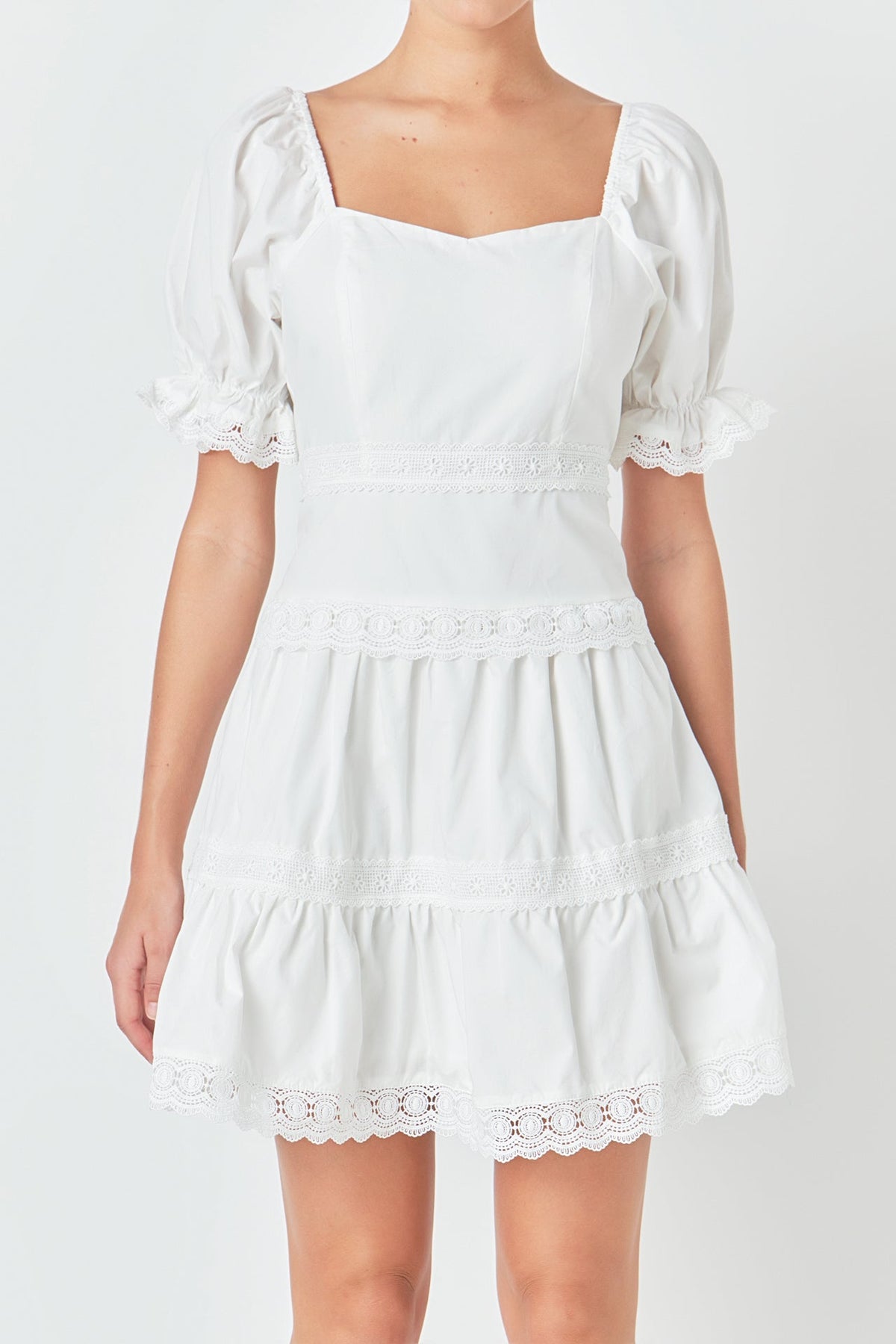 Endless Rose Hot Sale | Sweetheart Lace Combo Puff Mini