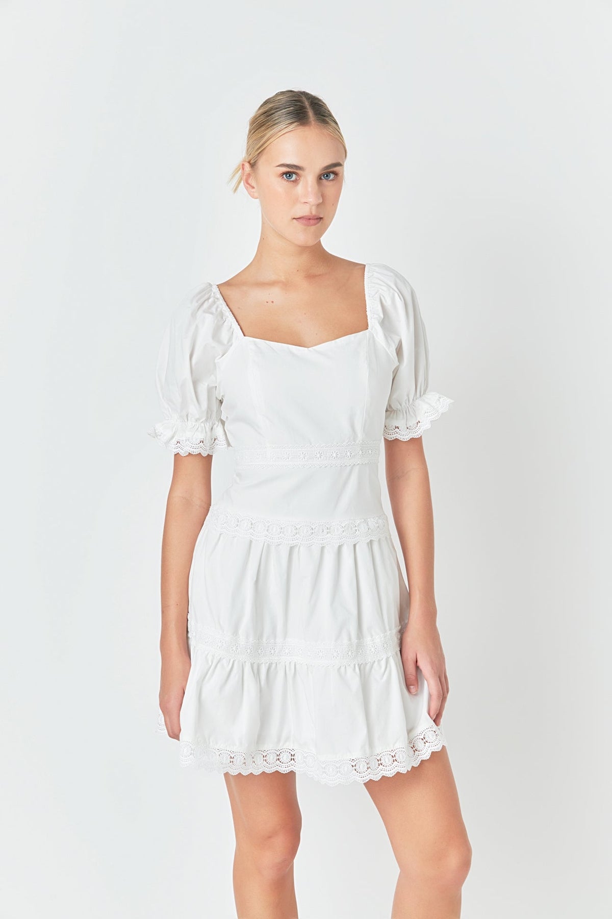 Endless Rose Hot Sale | Sweetheart Lace Combo Puff Mini