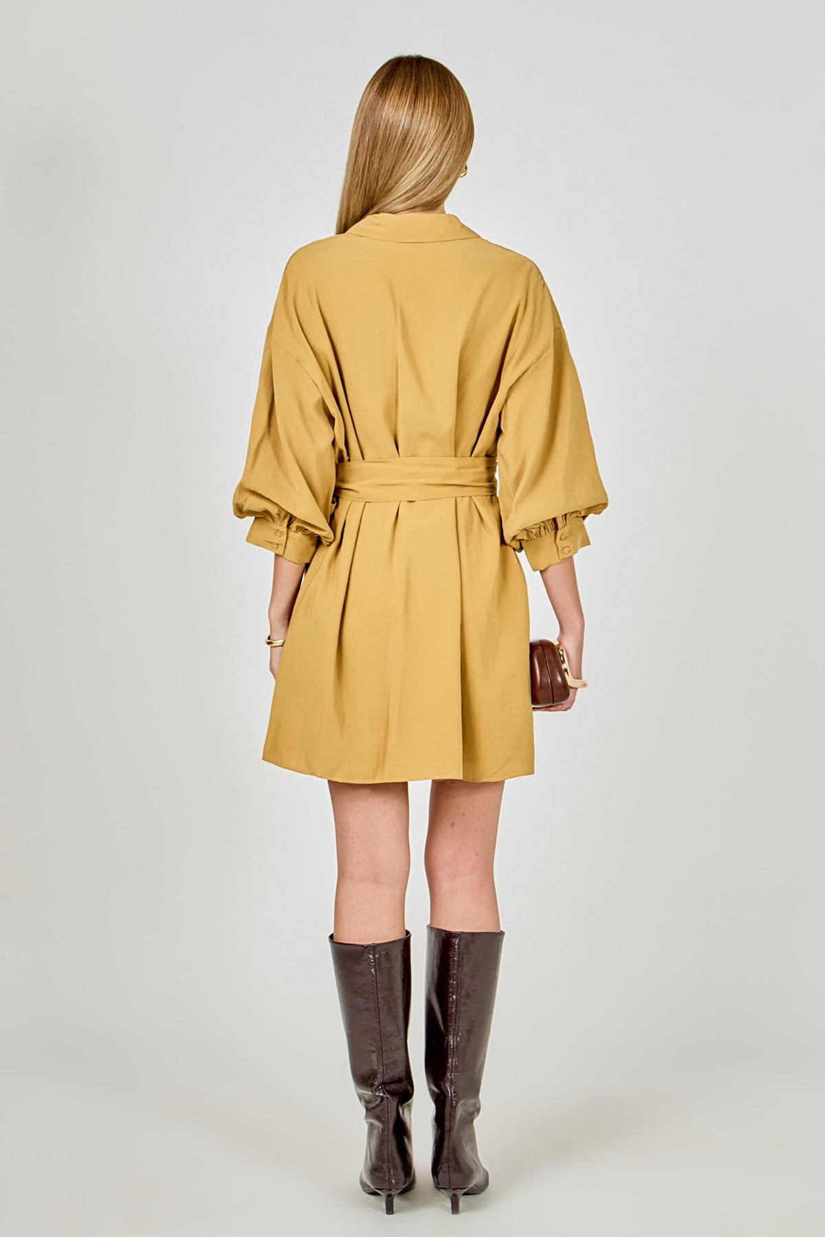 Endless Rose Discount | Belted Mini Shirt Dress