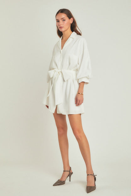 Endless Rose Discount | Belted Mini Shirt Dress