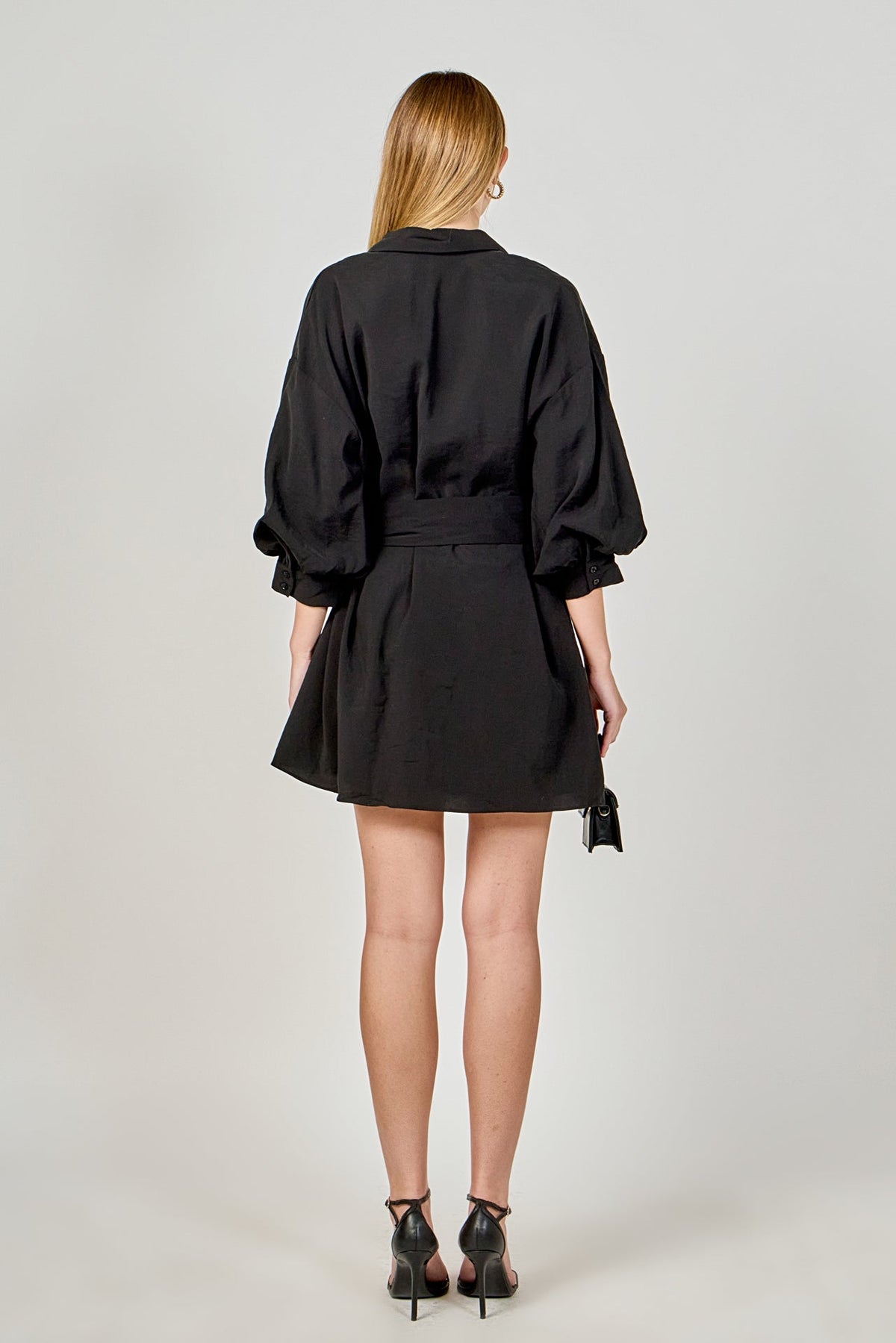 Endless Rose Discount | Belted Mini Shirt Dress
