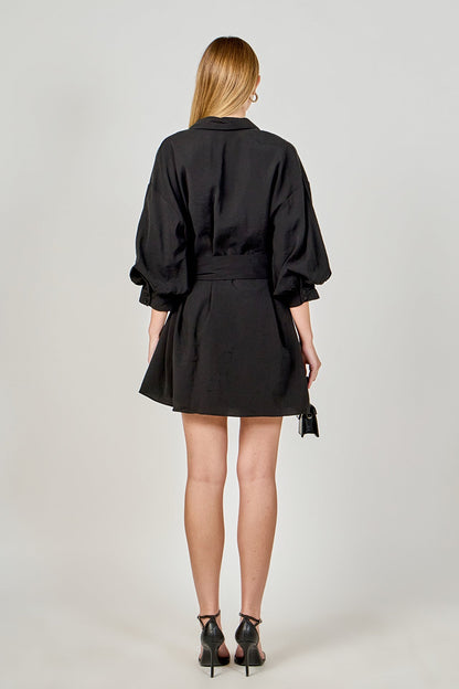 Endless Rose Discount | Belted Mini Shirt Dress