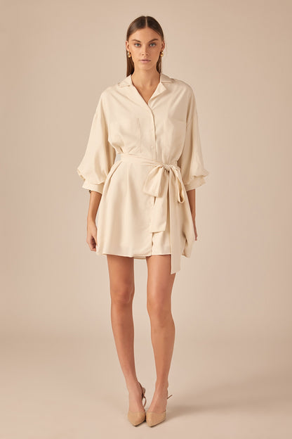 Endless Rose Discount | Belted Mini Shirt Dress