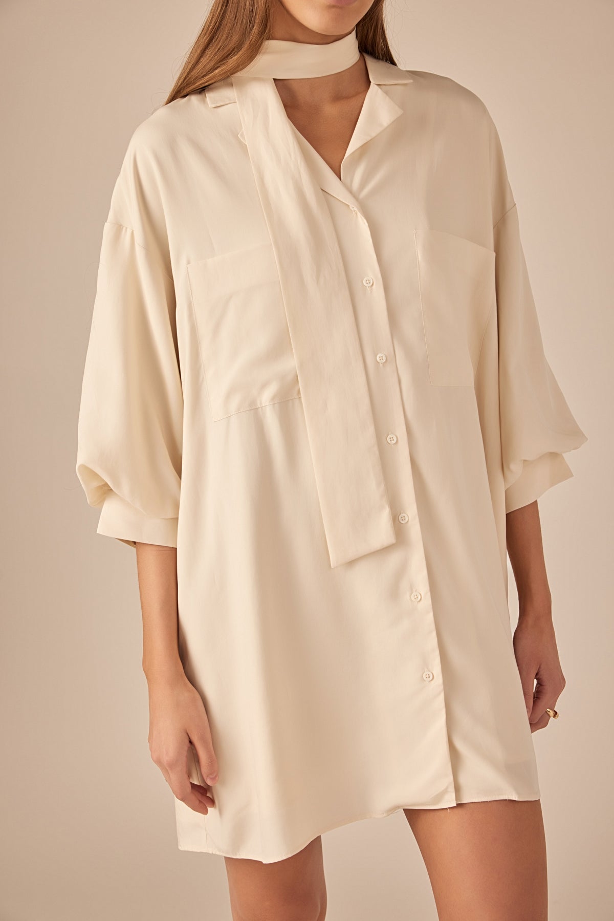 Endless Rose Discount | Belted Mini Shirt Dress