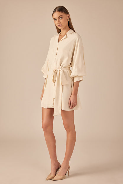 Endless Rose Discount | Belted Mini Shirt Dress