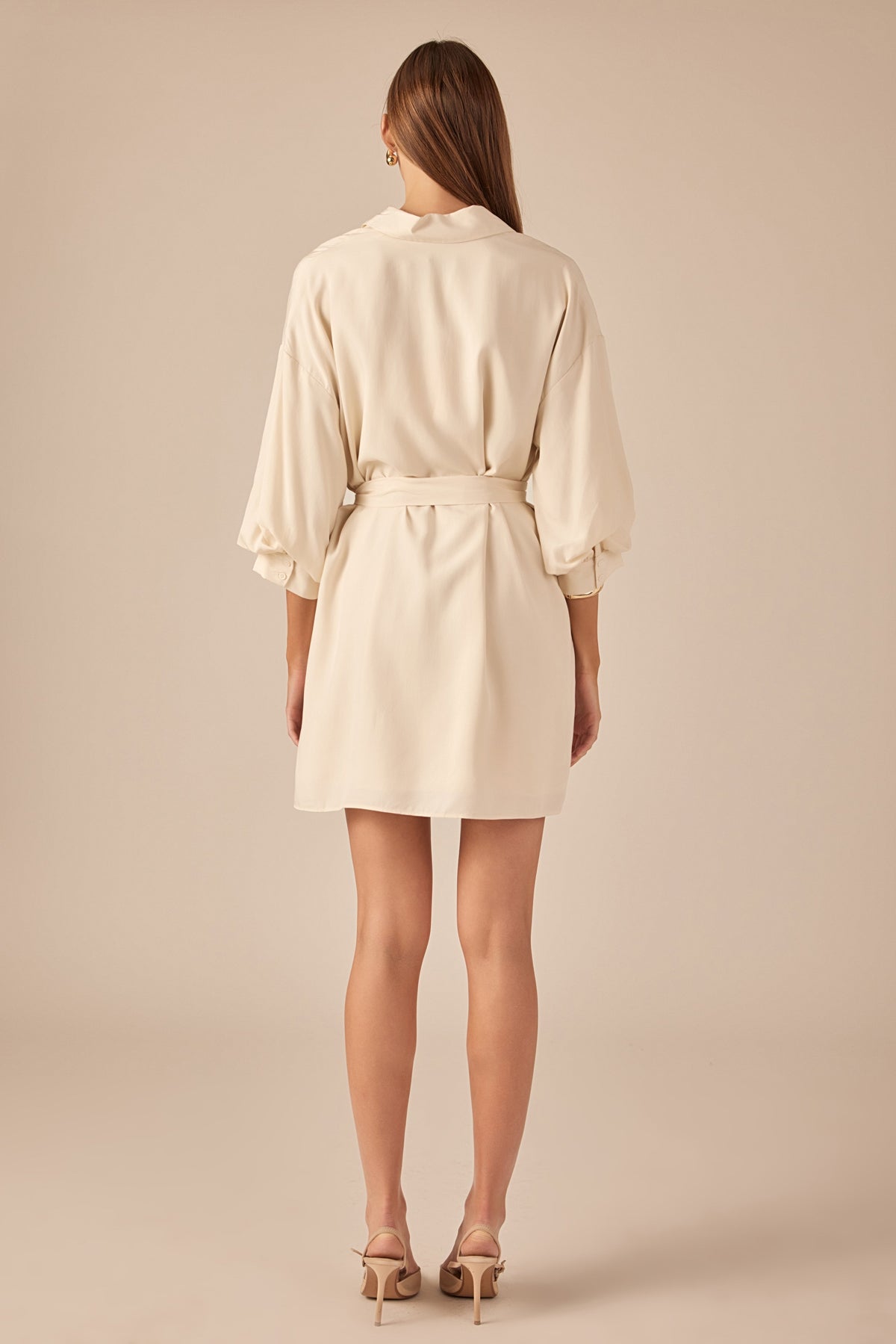 Endless Rose Discount | Belted Mini Shirt Dress