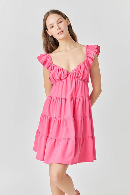 Endless Rose Sale | Tiered Mini Dress