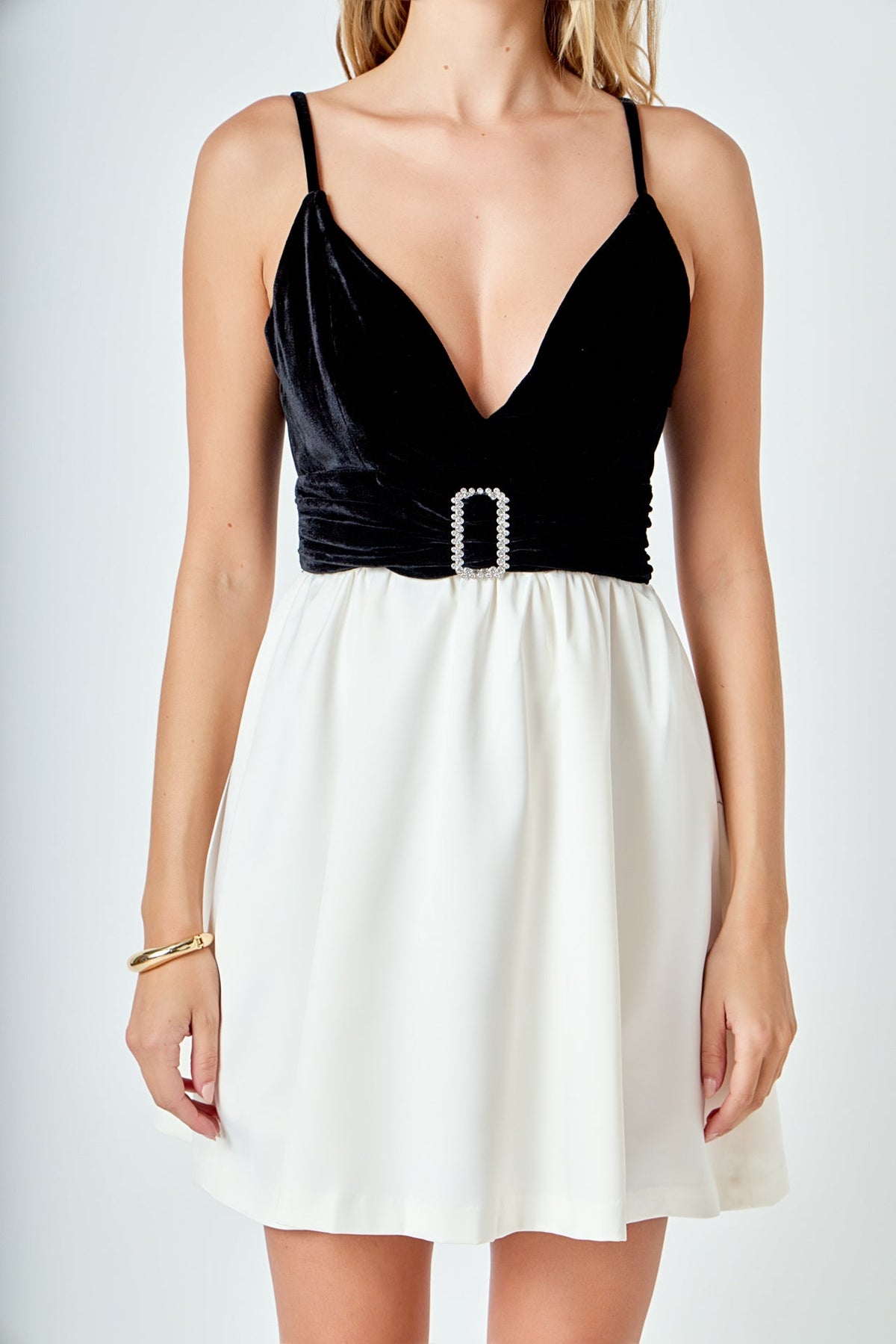 Endless Rose Classic | Fancy Mixed Media Mini Dress