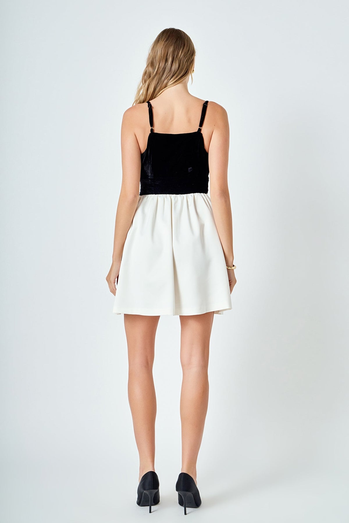 Endless Rose Classic | Fancy Mixed Media Mini Dress
