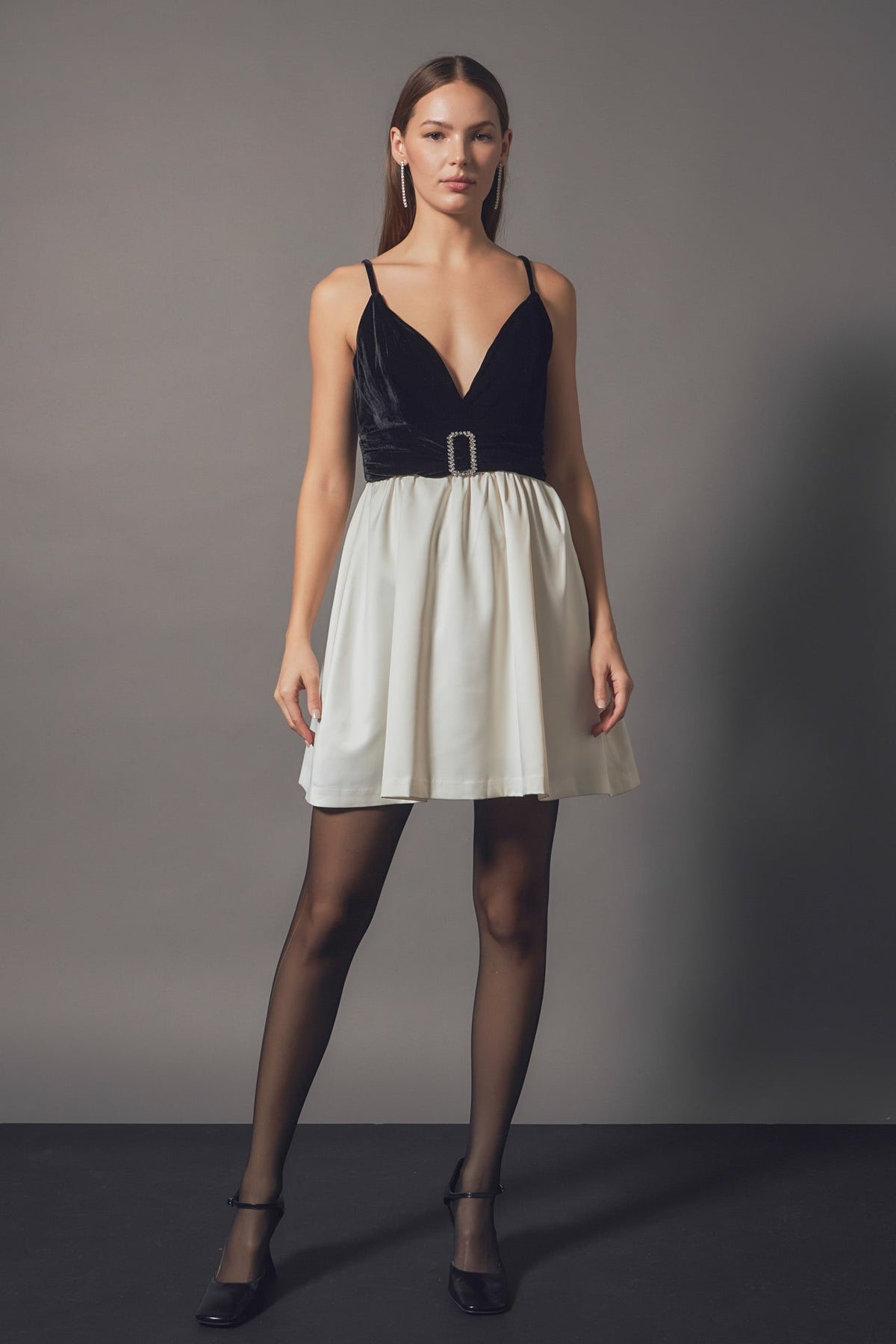 Endless Rose Classic | Fancy Mixed Media Mini Dress