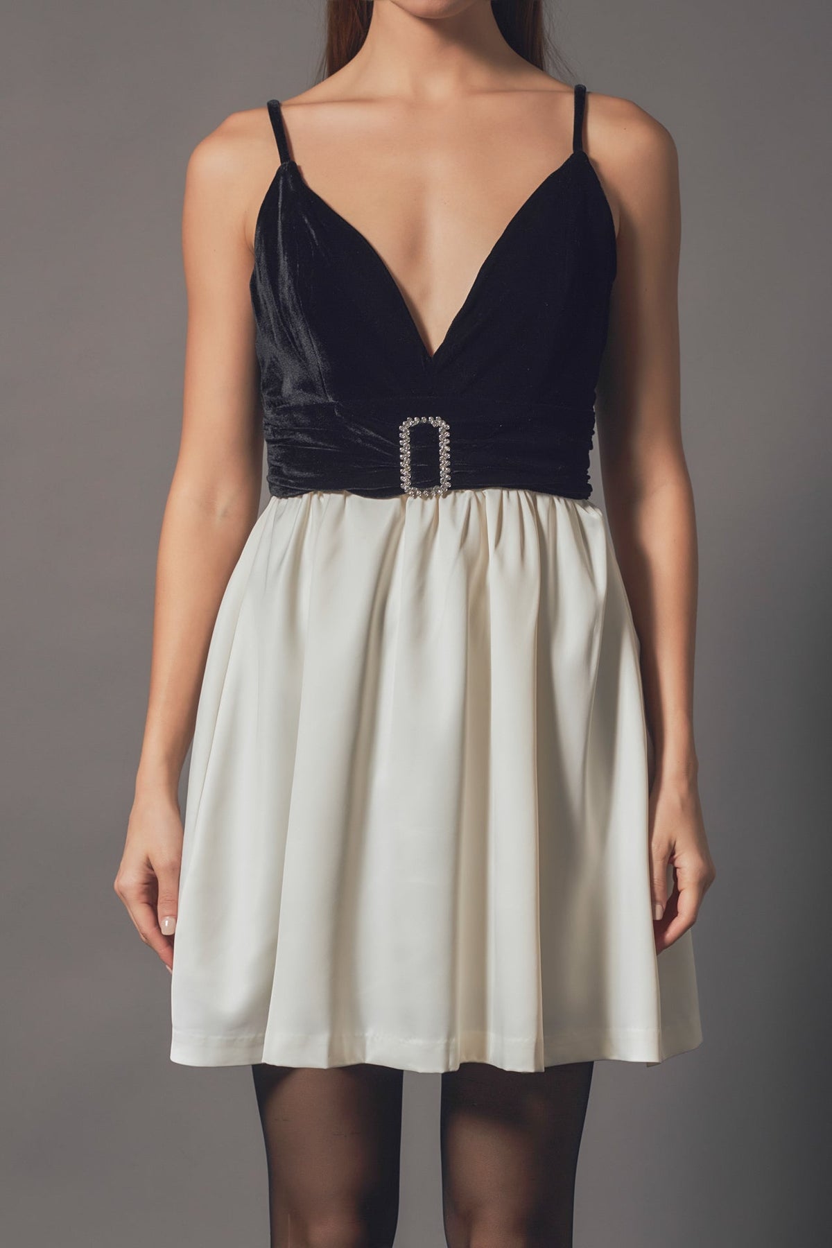 Endless Rose Classic | Fancy Mixed Media Mini Dress