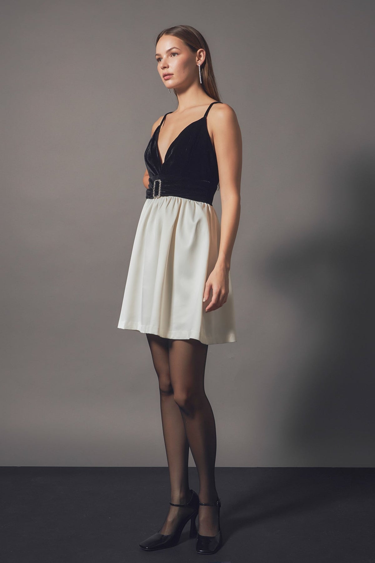 Endless Rose Classic | Fancy Mixed Media Mini Dress