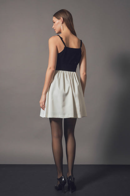 Endless Rose Classic | Fancy Mixed Media Mini Dress