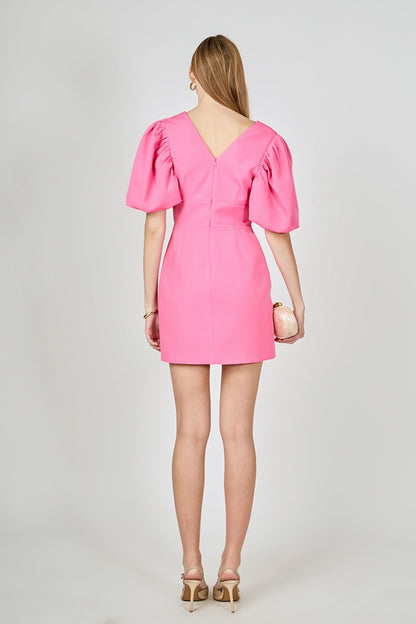 Endless Rose Value | Puff Sleeve Cut Out Mini