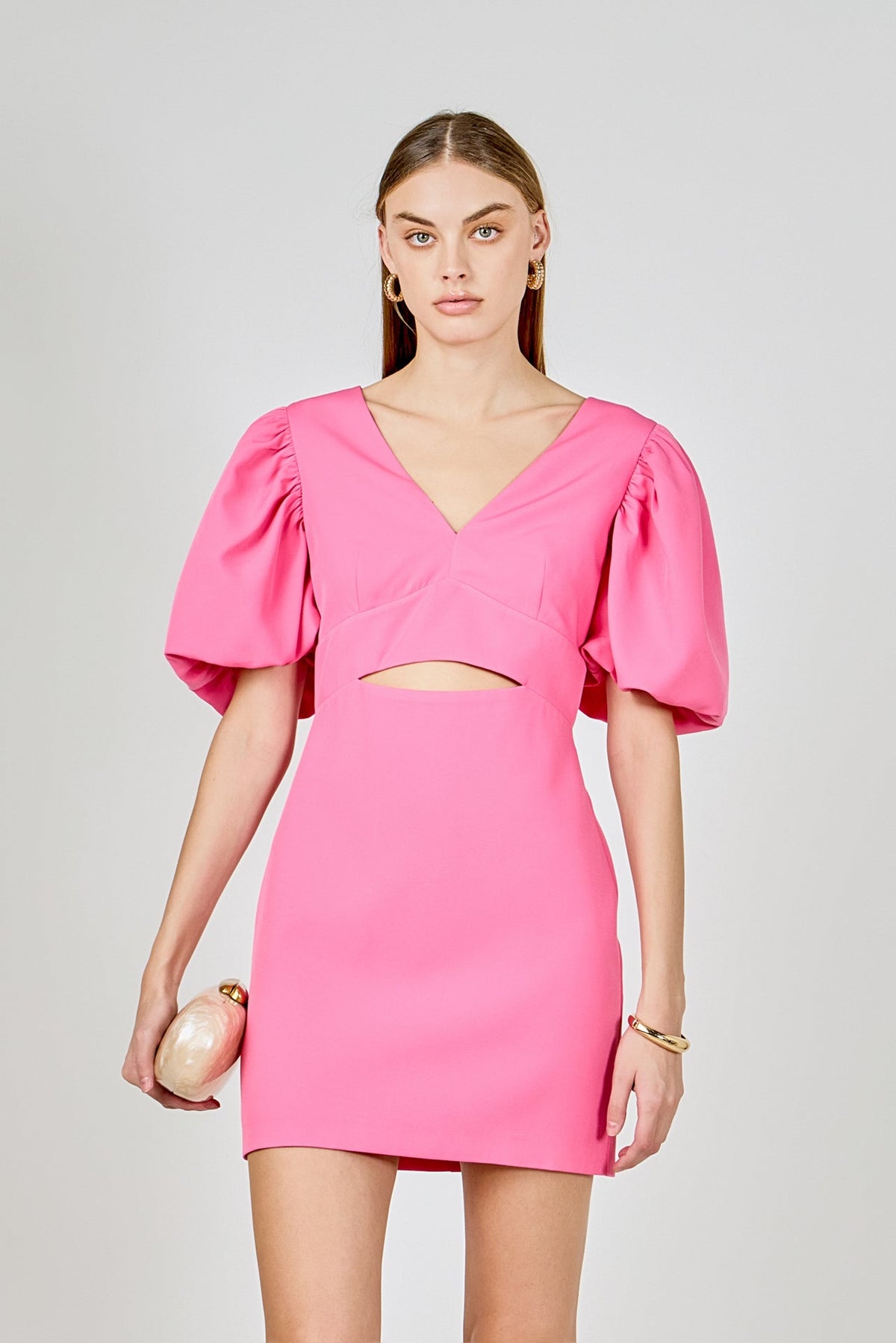 Endless Rose Value | Puff Sleeve Cut Out Mini
