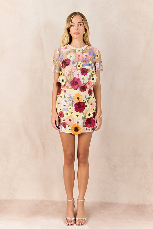 Endless Rose Top Pick | Floral Embroidered Top