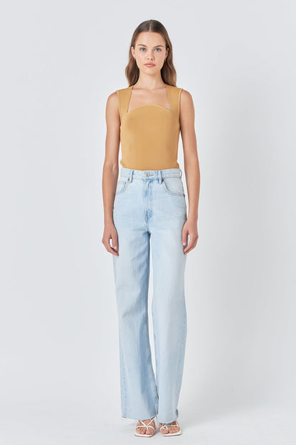 Endless Rose Discount | Ribbed Knit Sleeveless Top