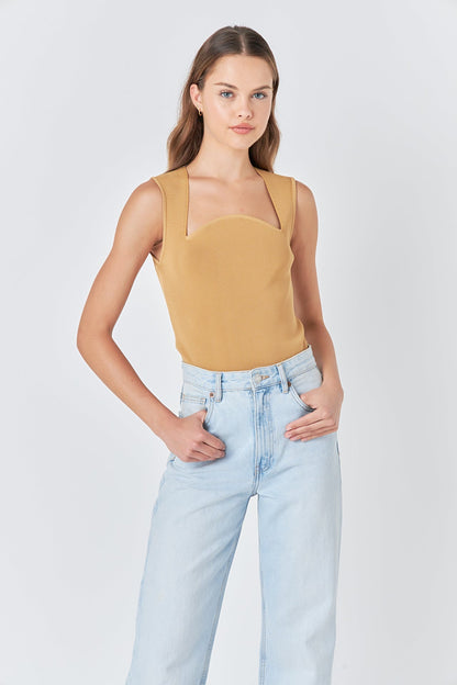 Endless Rose Discount | Ribbed Knit Sleeveless Top