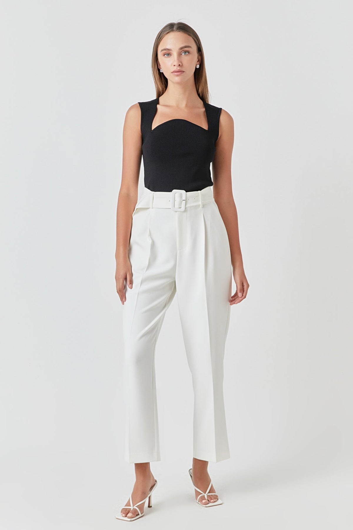 Endless Rose Discount | Ribbed Knit Sleeveless Top