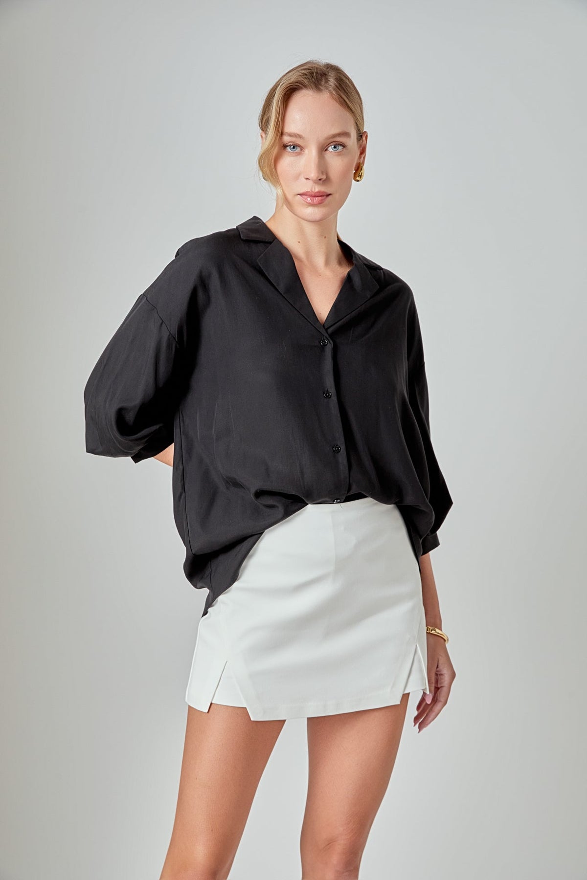 Endless Rose Quality | Button-Up Collared Shirt