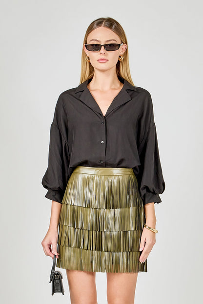 Endless Rose Quality | Button-Up Collared Shirt