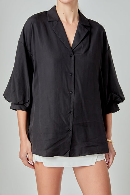Endless Rose Quality | Button-Up Collared Shirt