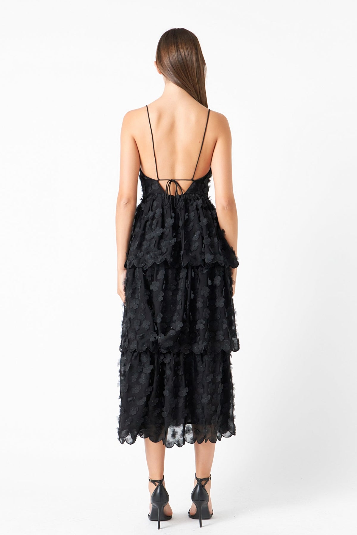Endless Rose Signature | Floral Tiered Midi Dress