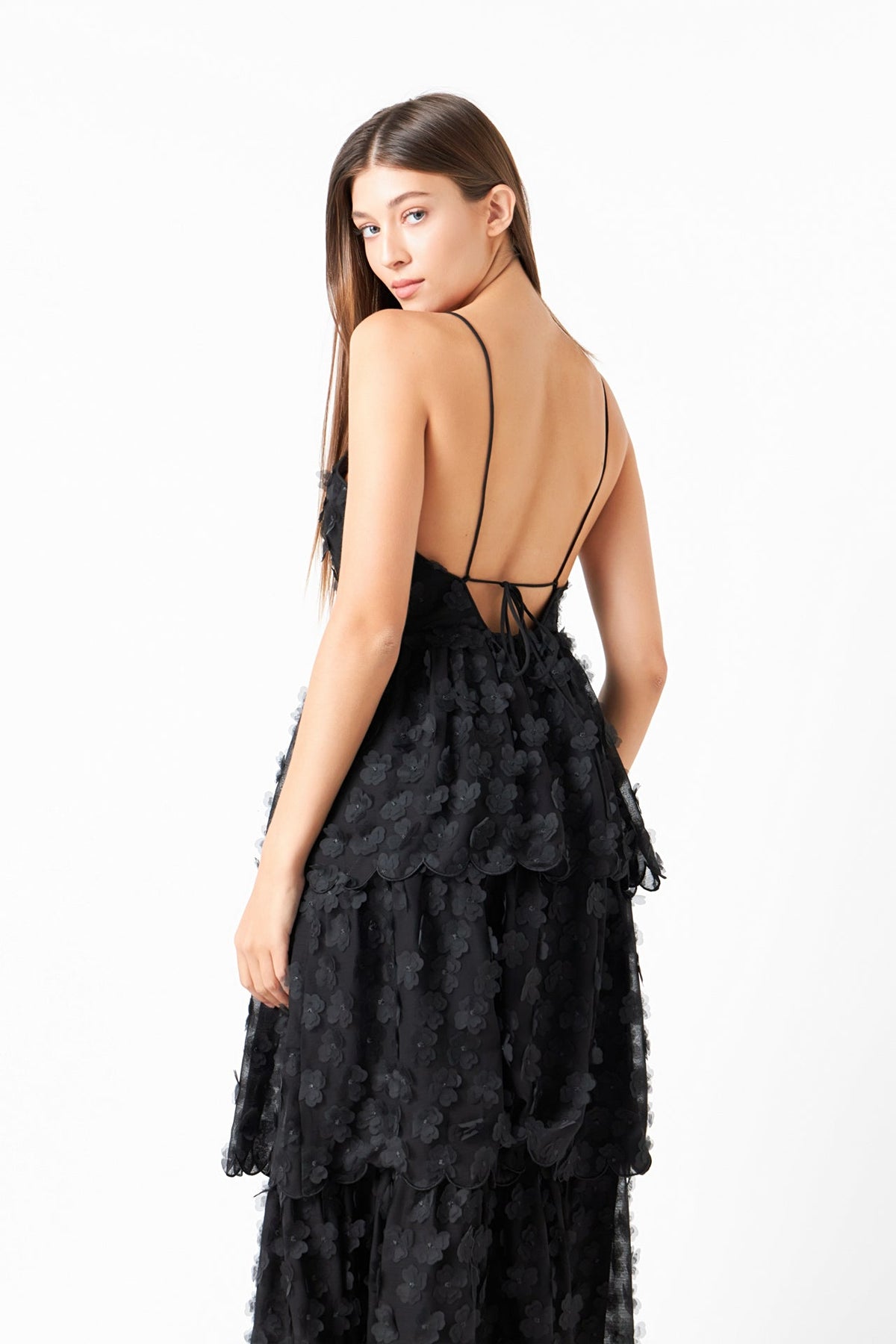 Endless Rose Signature | Floral Tiered Midi Dress