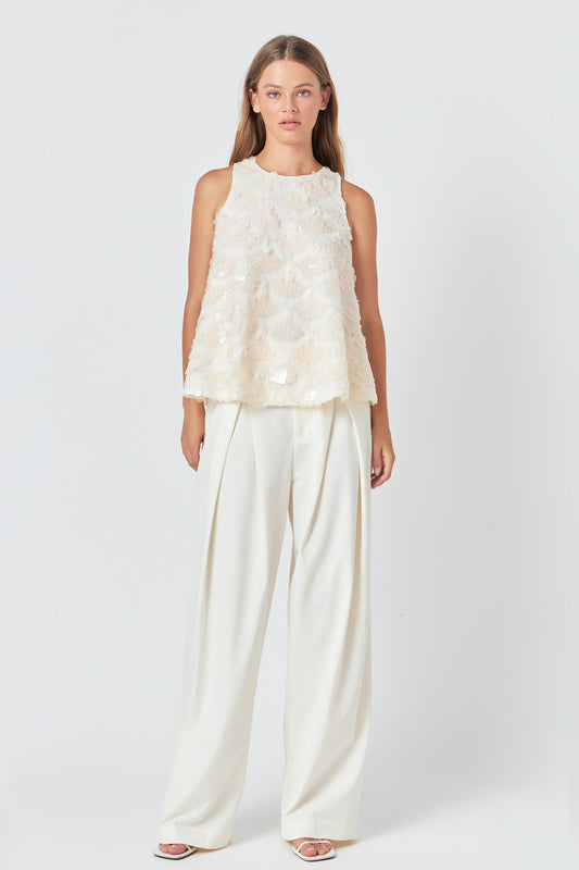 Endless Rose Exclusive | Scallop Sequin Top