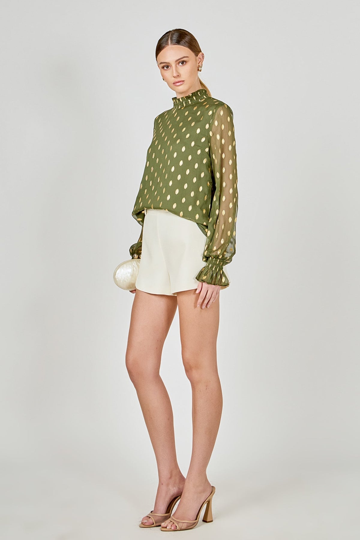 Endless Rose Essential | Polka Dot Chiffon Blouse