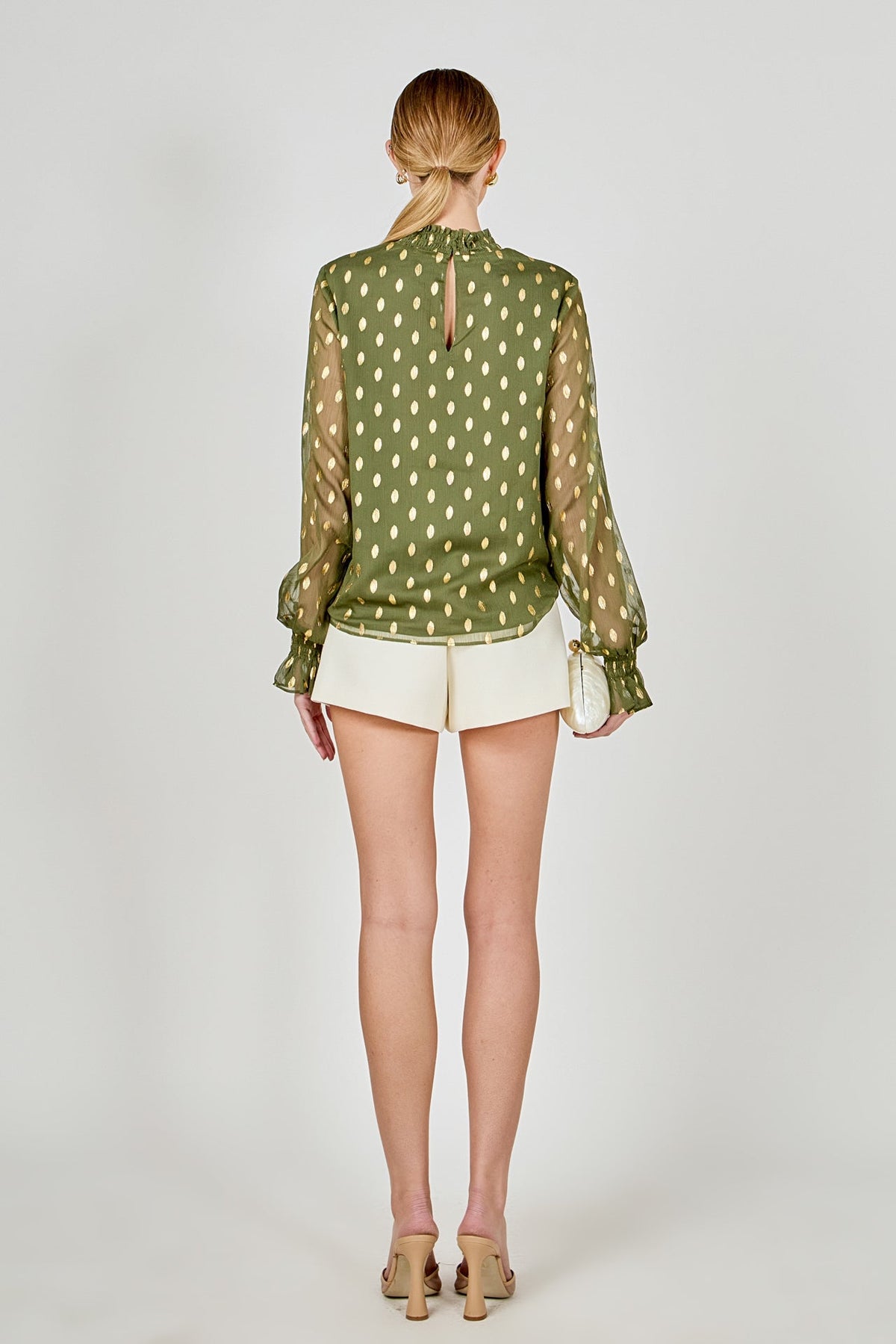 Endless Rose Essential | Polka Dot Chiffon Blouse