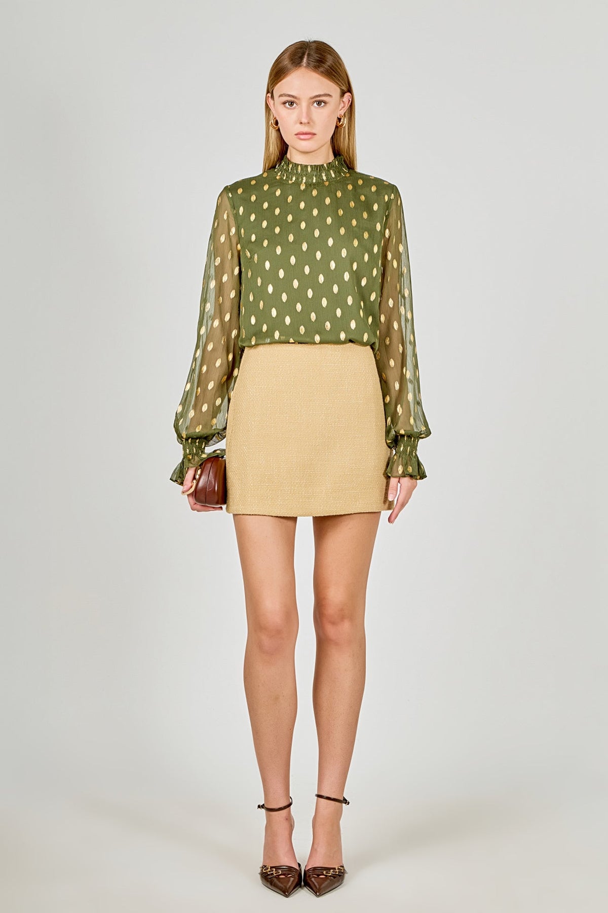 Endless Rose Essential | Polka Dot Chiffon Blouse