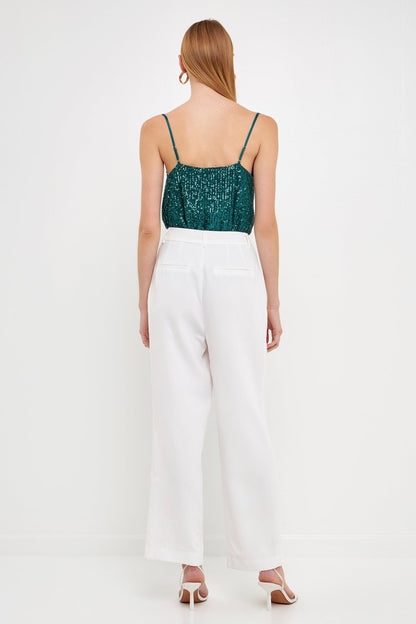 Endless Rose Value | Sequins Cowl Neck Top