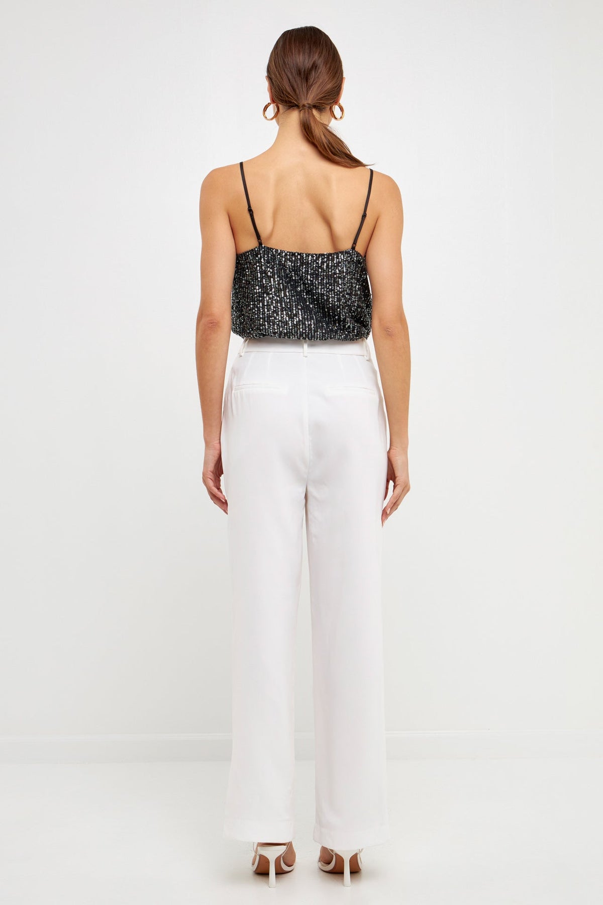 Endless Rose Value | Sequins Cowl Neck Top