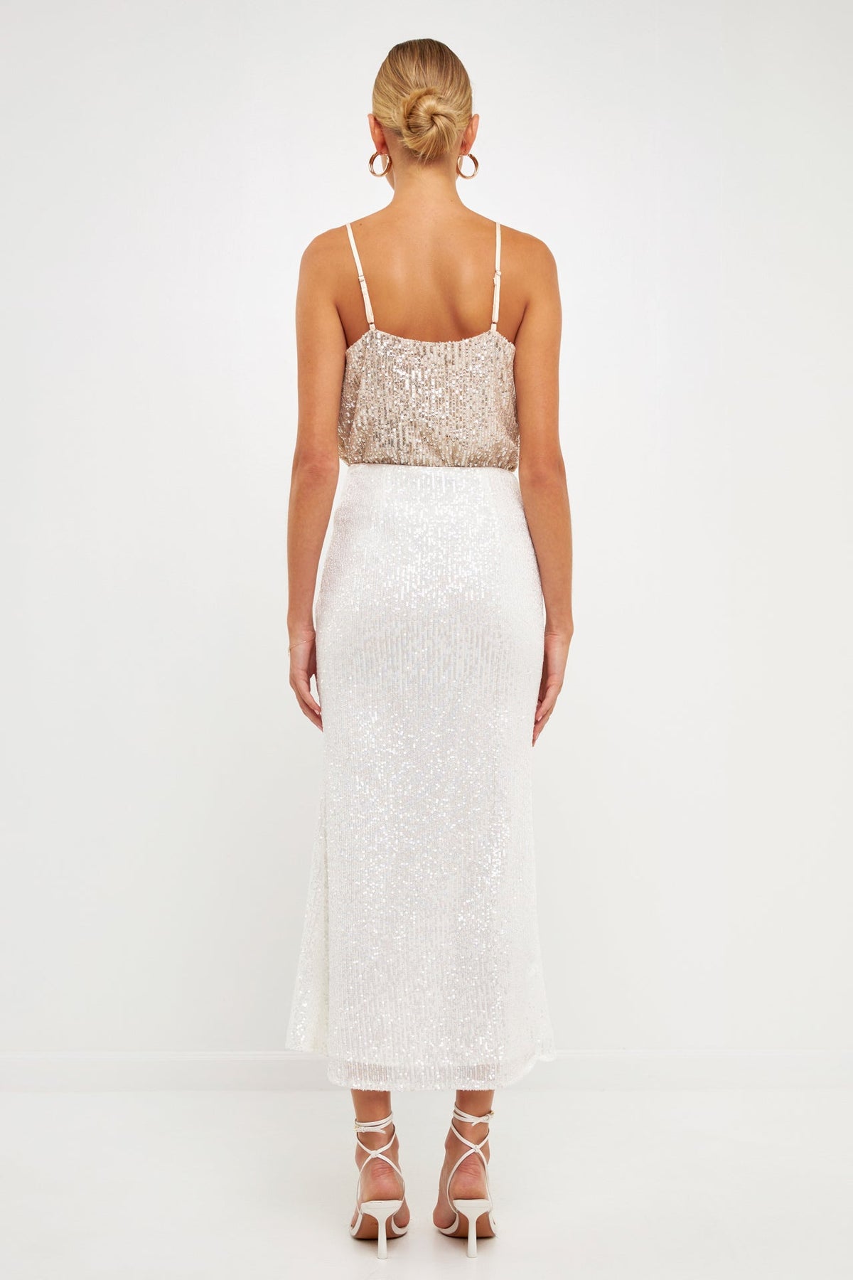 Endless Rose Value | Sequins Cowl Neck Top